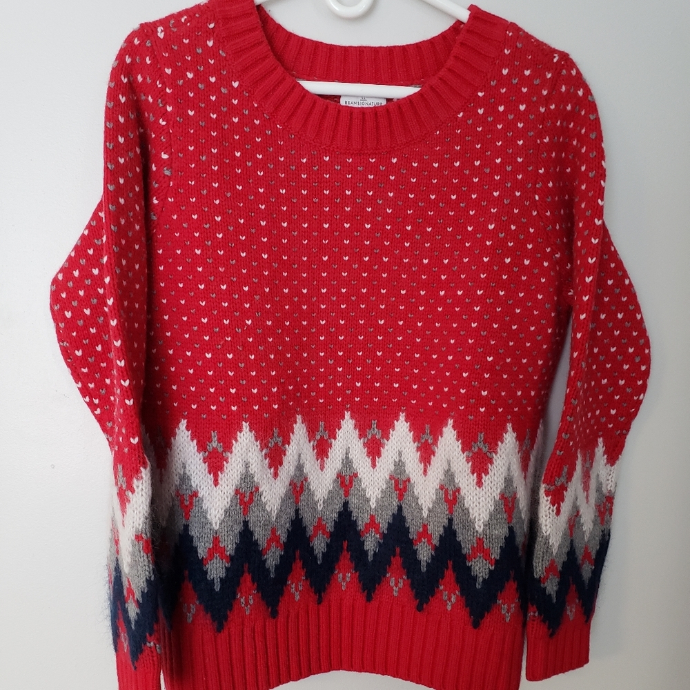 LL Bean Fair Isle Sweater
